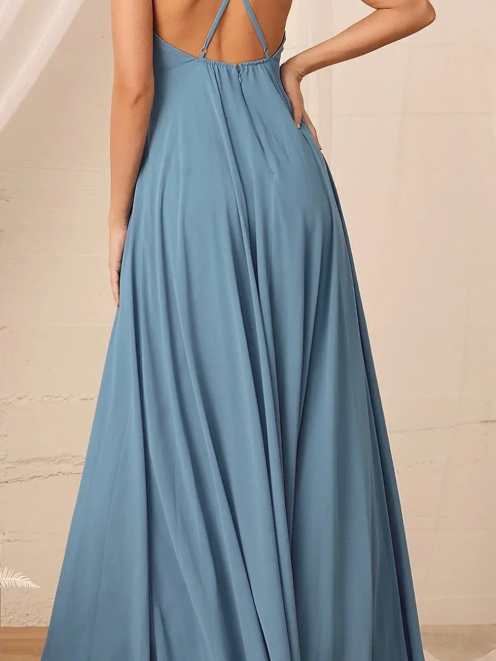 NWT Lulus Light Blue Bridesmaids Dress – Size M - Picture 8 of 8